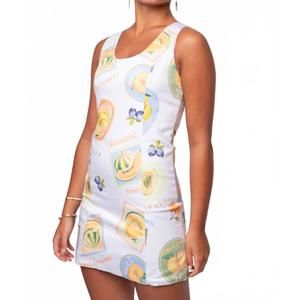 NEW PROSPERINA women's astrid reversible mini dress in orchard print
